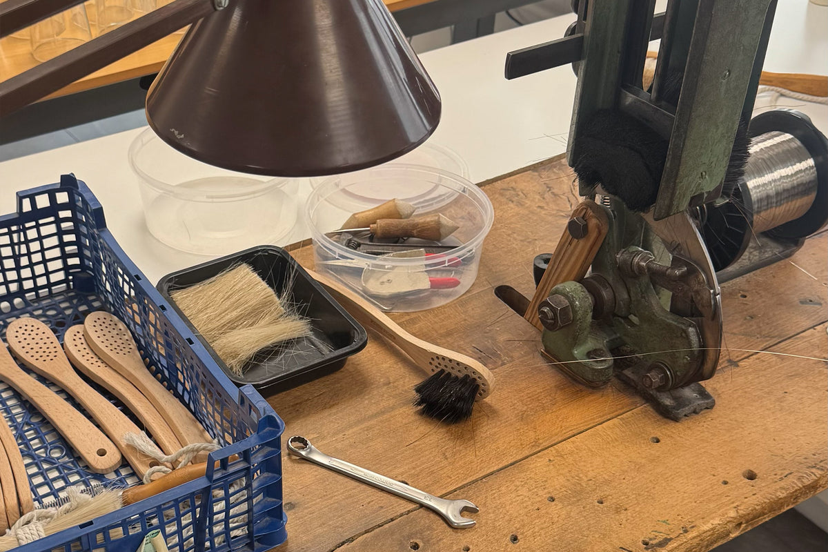 Værkstedet eller butikken indefra (udfyld: beskriv billedet)