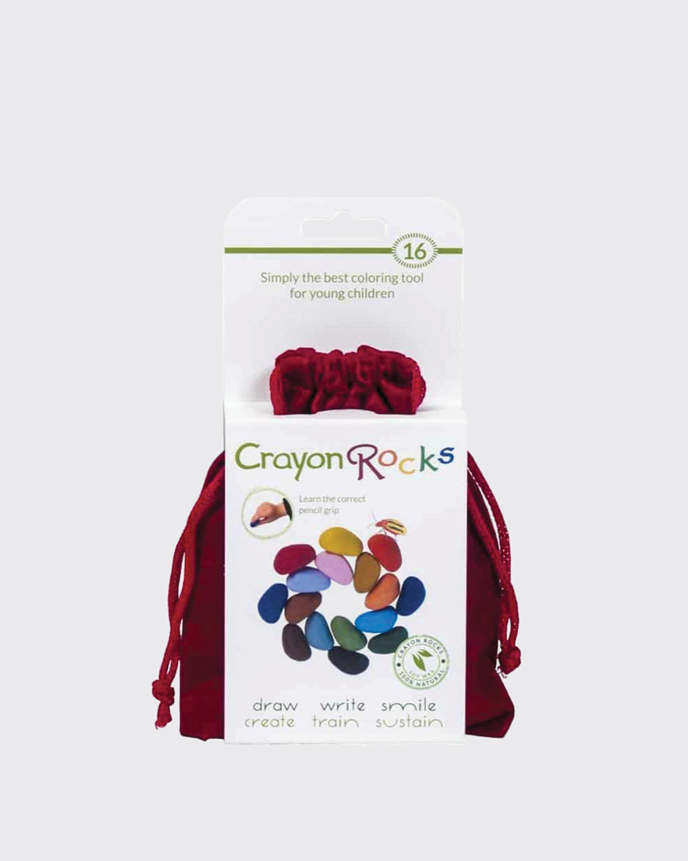 Soya farver - 16 stk. i velourpose