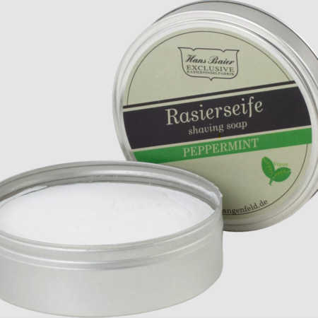 Barbersæbe i dåse - pebermynte